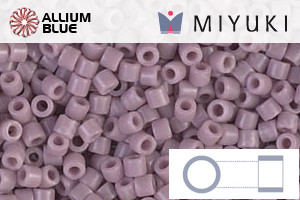 MIYUKI Delica® Seed Beads (DBM0728) 10/0 Round Medium - Opaque Mauve - Haga Click en la Imagen para Cerrar