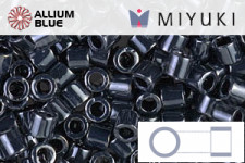 MIYUKI Delica® Seed Beads (DB0006) 11/0 Round - Gunmetal Iris
