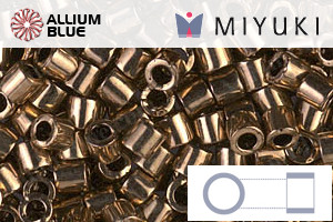 MIYUKI Delica® Seed Beads (DBL0022) 8/0 Round Large - Metallic Dark Bronze