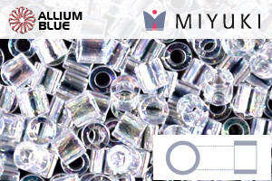 MIYUKI Delica® Seed Beads (DBL0051) 8/0 Round Large - Crystal AB