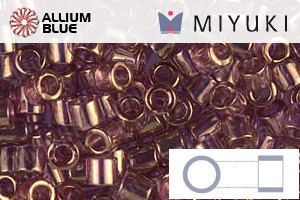 MIYUKI Delica® Seed Beads (DBL0108) 8/0 Round Large - Cinnamon Gold Luster - Click Image to Close
