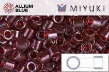 MIYUKI Delica® Seed Beads (DBL0116) 8/0 Round Large - Wine Gold Luster