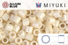 MIYUKI Delica® Seed Beads (DBL1244) 8/0 Round Large - Transparent Mauve AB