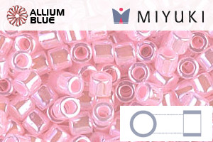 MIYUKI Delica® Seed Beads (DBL0244) 8/0 Round Large - Pink Ceylon - Click Image to Close