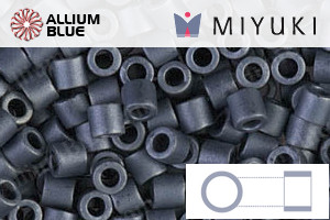 MIYUKI Delica® Seed Beads (DBL0301) 8/0 Round Large - Matte Gunmetal - Haga Click en la Imagen para Cerrar