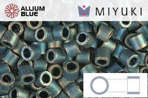 MIYUKI Delica® Seed Beads (DBL0324) 8/0 Round Large - Matte Metallic Patina Iris - 關閉視窗 >> 可點擊圖片
