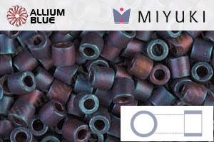 MIYUKI Delica® Seed Beads (DBL0325) 8/0 Round Large - Matte Metallic Blue Iris - 关闭视窗 >> 可点击图片