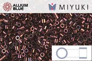 MIYUKI Delica® Seed Beads (DBS0012) 15/0 Round Small - Metallic Dark Raspberry - 關閉視窗 >> 可點擊圖片