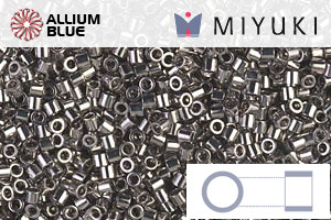 MIYUKI Delica® Seed Beads (DBS0021) 15/0 Round Small - Nickel Plated