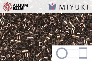 MIYUKI Delica® Seed Beads (DBS0022) 15/0 Round Small - Metallic Dark Bronze - 關閉視窗 >> 可點擊圖片
