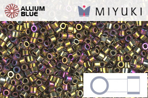 MIYUKI Delica® Seed Beads (DBS0029) 15/0 Round Small - Metallic Purple Gold Iris - 关闭视窗 >> 可点击图片