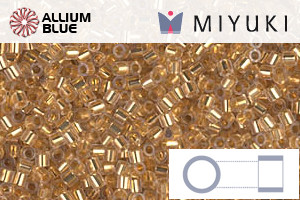 MIYUKI Delica® Seed Beads (DBS0033) 15/0 Round Small - 24kt Gold Lined Crystal - 關閉視窗 >> 可點擊圖片