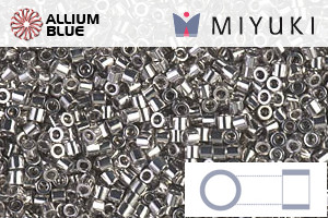 MIYUKI Delica® Seed Beads (DBS0038) 15/0 Round Small - Palladium Plated