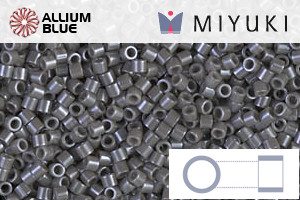 MIYUKI Delica® Seed Beads (DBS0268) 15/0 Round Small - Opaque Blueberry Luster
