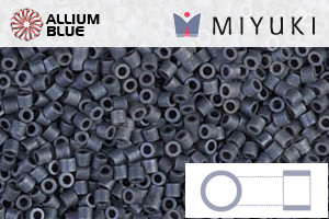 MIYUKI Delica® Seed Beads (DBS0301) 15/0 Round Small - Matte Gunmetal - 关闭视窗 >> 可点击图片