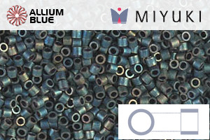 MIYUKI Delica® Seed Beads (DBS0324) 15/0 Round Small - Matte Metallic Patina Iris