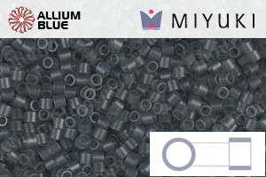 MIYUKI Delica® Seed Beads (DBS0387) 15/0 Round Small - Matte Transparent Montana