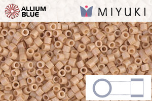 MIYUKI Delica® Seed Beads (DBS0389) 15/0 Round Small - Matte Opaque Light Terracotta