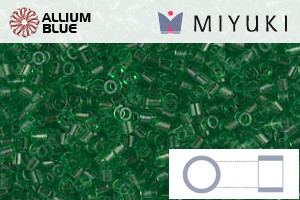 MIYUKI Delica® Seed Beads (DBS0705) 15/0 Round Small - Transparent Green