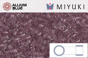 MIYUKI Delica® Seed Beads (DBS0711) 15/0 Round Small - Transparent Smoky Amethyst