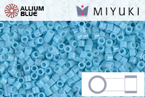 MIYUKI Delica® Seed Beads (DBS0725) 15/0 Round Small - Opaque Turquoise Blue