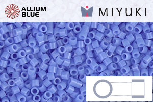MIYUKI Delica® Seed Beads (DBS0730) 15/0 Round Small - Opaque Periwinkle - Click Image to Close