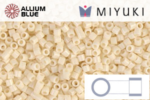 MIYUKI Delica® Seed Beads (DBS0732) 15/0 Round Small - Opaque Dark Cream