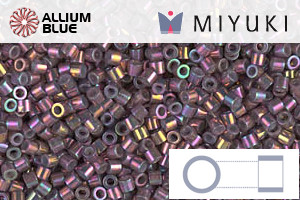 MIYUKI Delica® Seed Beads (DBS1014) 15/0 Round Small - Metallic Thistle Luster