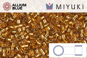 MIYUKI Delica® Seed Beads (DBS1201) 15/0 Round Small - Silver Lined Marigold - 关闭视窗 >> 可点击图片