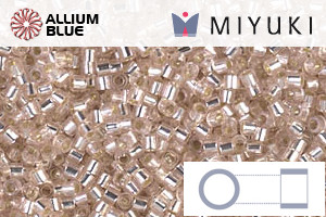 MIYUKI Delica® Seed Beads (DBS1203) 15/0 Round Small - Silver Lined Pink Mist - 关闭视窗 >> 可点击图片