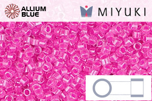 MIYUKI Delica® Seed Beads (DB2037) 11/0 Round - Luminous Hot Magenta