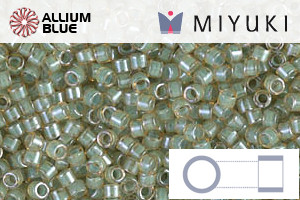 MIYUKI Delica® Seed Beads (DB2052) 11/0 Round - Luminous Asparagus Green - Haga Click en la Imagen para Cerrar