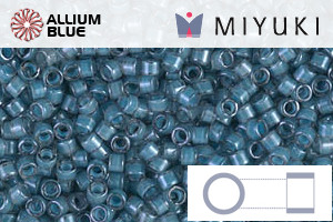 MIYUKI Delica® Seed Beads (DB2054) 11/0 Round - Luminous Dusk Blue