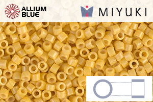 MIYUKI Delica® Seed Beads (DB2102) 11/0 Round - DURACOAT Op Banana - Click Image to Close