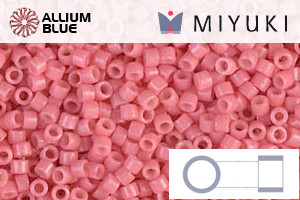 MIYUKI Delica® Seed Beads (DB2115) 11/0 Round - Duracoat Op Guava - 關閉視窗 >> 可點擊圖片