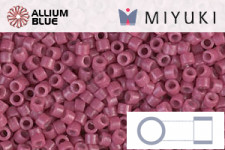 MIYUKI Delica® Seed Beads (DB0251) 11/0 Round - Opaque Smoke Gray Luster