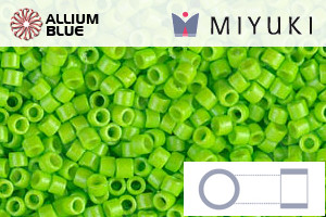 MIYUKI Delica® Seed Beads (DB2121) 11/0 Round - DURACOAT Op Kiwi - Click Image to Close