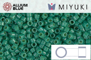 MIYUKI Delica® Seed Beads (DB2127) 11/0 Round - Duracoat Op Spruce - 關閉視窗 >> 可點擊圖片