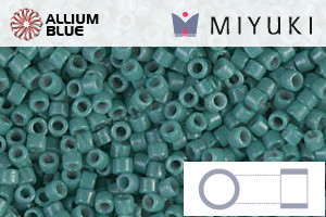 MIYUKI Delica® Seed Beads (DB2131) 11/0 Round - DURACOAT Op Eucalyptus - Click Image to Close