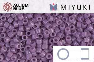 MIYUKI Delica® Seed Beads (DB2139) 11/0 Round - DURACOAT Op Dk Orchid - Click Image to Close