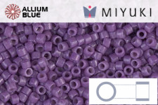 MIYUKI Delica® Seed Beads (DB0268) 11/0 Round - Opaque Blueberry Luster