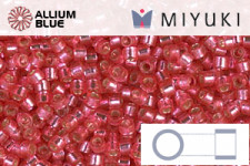 MIYUKI Delica® Seed Beads (DB2187) 11/0 Round - Duracoat Silver Lined Semi-Matte Citron
