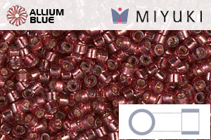 MIYUKI Delica® Seed Beads (DB2160) 11/0 Round - Duracoat Silver Lined Magenta - 关闭视窗 >> 可点击图片