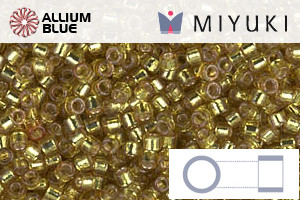 MIYUKI Delica® Seed Beads (DB2164) 11/0 Round - DURACOAT Silver Lined Zest - Click Image to Close