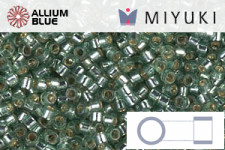 MIYUKI Delica® Seed Beads (DB2170) 11/0 Round - Duracoat Silver Lined Raisin