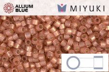 MIYUKI Delica® Seed Beads (DB2177) 11/0 Round - DURACOAT Silver Lined Semi-Matte Mica