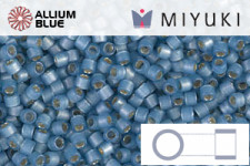 MIYUKI Delica® Seed Beads (DB2181) 11/0 Round - DURACOAT Silver Lined Semi-Matte Hydrangea