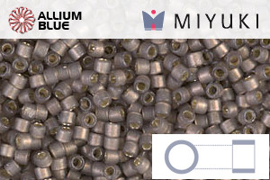 MIYUKI Delica® Seed Beads (DB2184) 11/0 Round - DURACOAT Silver Lined Semi-Matte Bramble - Click Image to Close
