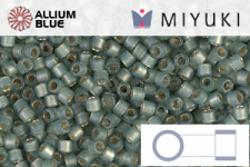 MIYUKI Delica® Seed Beads (DB2162) 11/0 Round - DURACOAT Silver Lined Hydrangea
