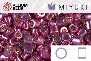 MIYUKI Delica® Seed Beads (DBL1848) 8/0 Round Large - Duracoat Galvanized Dusty Orchid